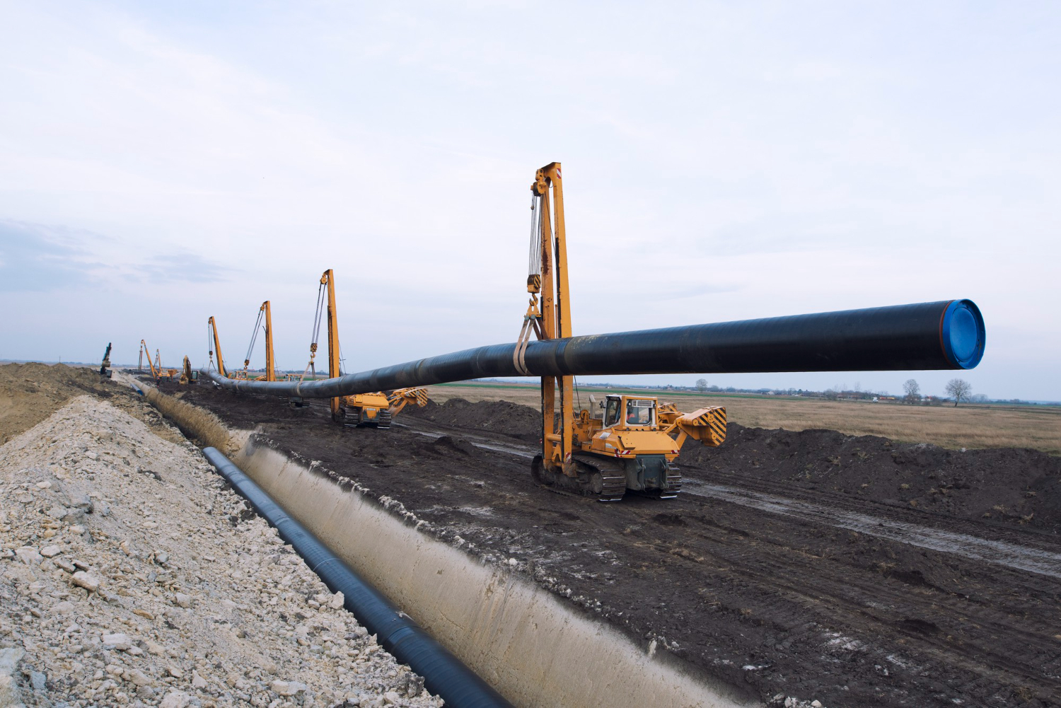 Industrial oil and gas facility